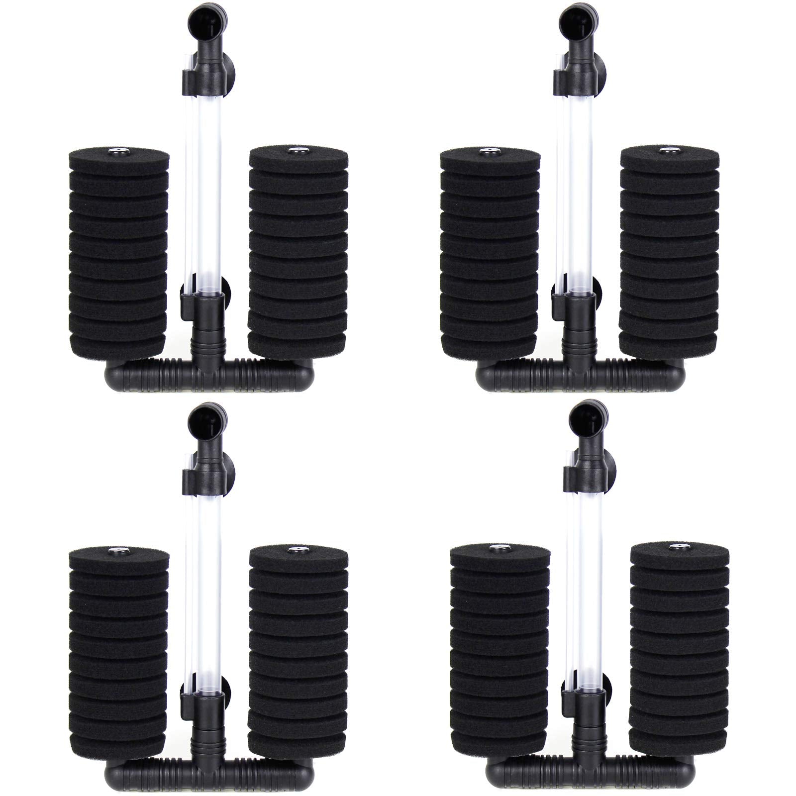 Double Bio Sponge Filter 4 Pack